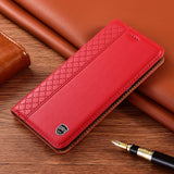 Business Genuine Leather Flip Card Slot Case for iPhone