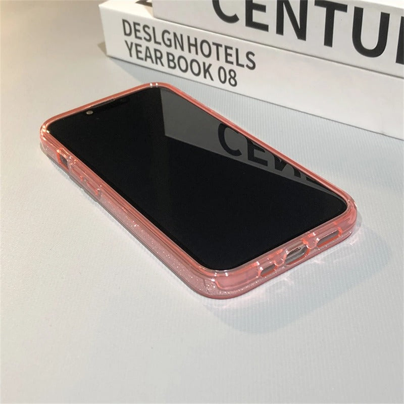 Glitter Bling Gradient Hard PC Thicken Case For iPhone