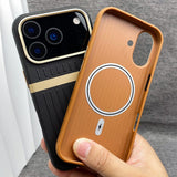 Corrugated Suitcase Magnetic Business Case for iPhone