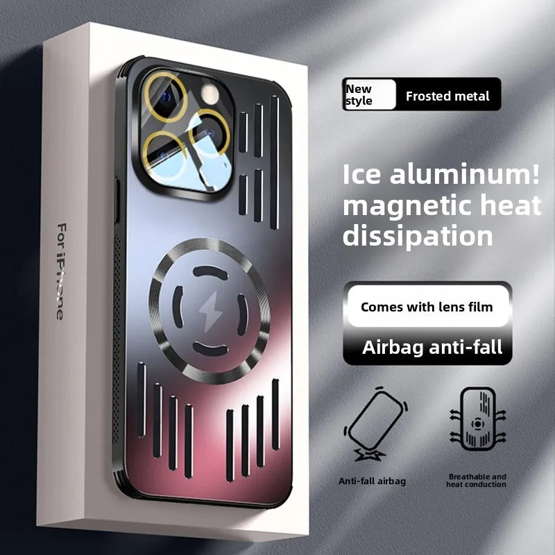 Magnetic Wireless Charging Heat Dissipation Case For iPhone