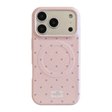 Polka-Dot Magnetic Matte Shockproof Case for iPhone