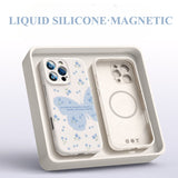 Butterfly Silicone Magnetic Phone Case For iPhone