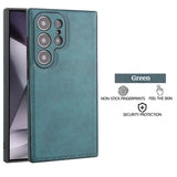 Vintage PU Leather Shockproof Case for Samsung