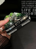 Gradient Full Diamond Gem Bracelet Case for Samsung Z Fold 6 5 4 3