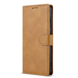 Business Leather Flip Book Card Wallet Case for Samsung