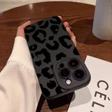 Leopard Print Lens Protection Phone Case For IPhone