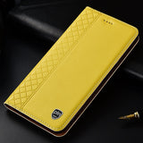 Business Genuine Leather Flip Card Slot Case for iPhone