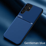Leather Texture Magnetic Case For Samsung