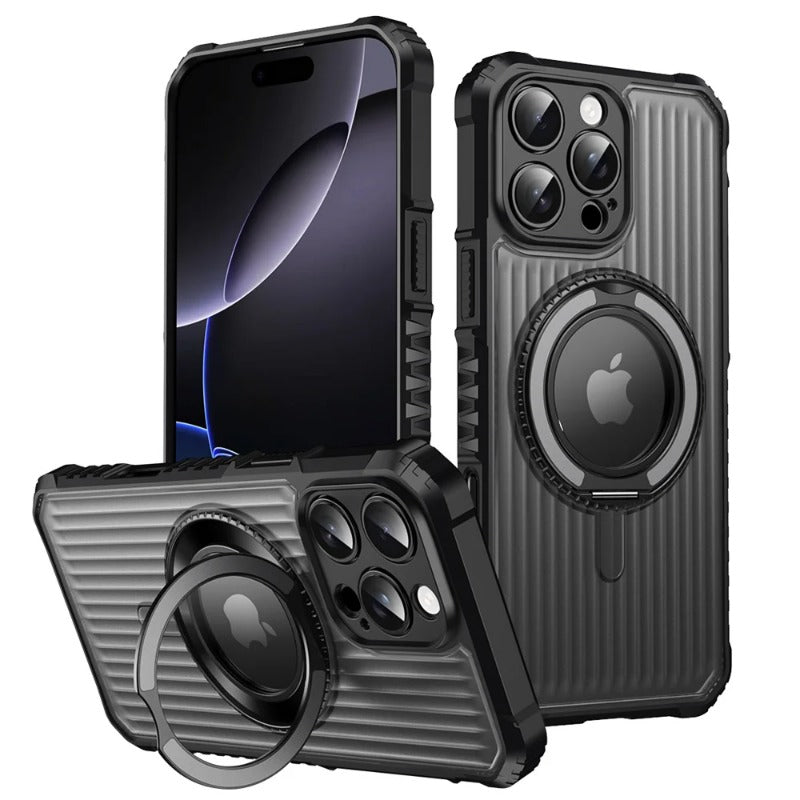 360° Rotating Magnetic Bracket Stand Phone Case For iPhone