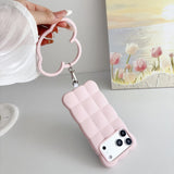 Cloud Lanyard Loop Silicone Shockproof Case for iPhone
