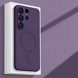 Magnetic Liquid Silicone Phone Case for Samsung