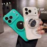 Rotatable Mirror Kickstand Shockproof Case for iPhone