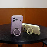 Ice Cream Soft Touch Rotating Kickstand Shockproof Case for iPhone