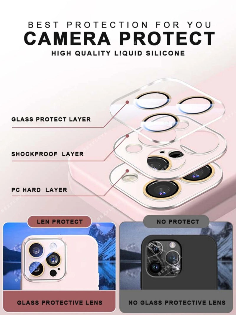 Liquid Silicone Lanyard Magnetic Phone Case For iPhone