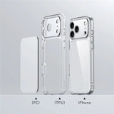 Transparent Shockproof Hard Phone Case for iPhone