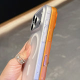 Matte Clear Magnetic Case for iPhone