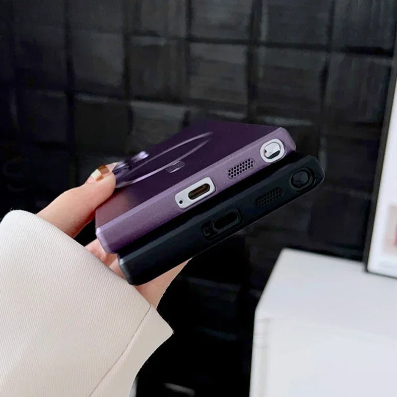 Luxury Magnetic Wireless Charge Case For Samsung