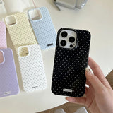 Polka Dot Small Fresh Slim Shockproof Case for iPhone