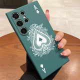 Poker Pattern Silicone Soft Phone Case For Samsung