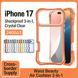 3-In-1 Waist-Length Airbag Phone Case with Lanyard for IPhone