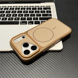 Color-blocking magnetic case for iPhone