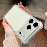 Fluorescent Transparent Shockproof Soft Case for iPhone