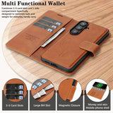 2 In 1 Wireless Charging Card Slot Flip Leather Case for Samsung