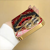 Luxury Heart Gem Pattern Electroplated Case for iPhone