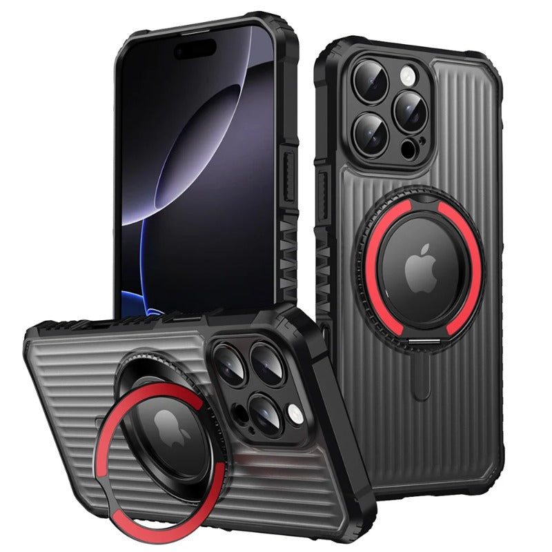 360° Rotating Magnetic Bracket Stand Phone Case For iPhone