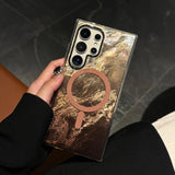 Gradient Glacial Texture Magnetic Case For Samsung