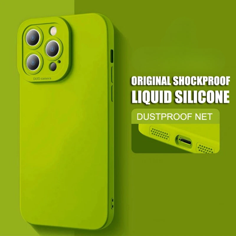 Liquid Silicone Shockproof Case For iPhone