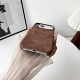Vintage Leather Matte Magnetic Case for iPhone
