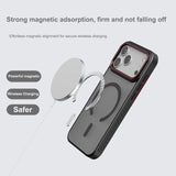 Luxury Matte Transparent Magnetic Case For iPhone