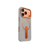 Premium Leather Magnetic Hidden Kickstand Case for iPhone