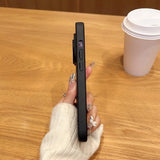 Silicone Glass Lens Magnetic Wireless Charge Case for iPhone