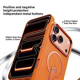 Premium Leather Magnetic Hidden Kickstand Case for iPhone