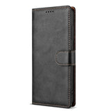 Business Leather Flip Book Card Wallet Case for Samsung