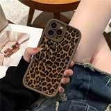 Stylish Leopard Print Soft Case for IPhone