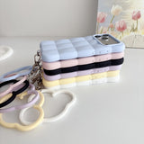 Cloud Lanyard Loop Silicone Shockproof Case for iPhone