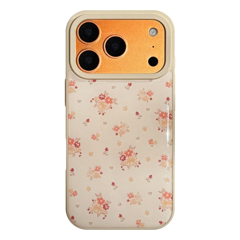 Epoxy Orange Floral Phone Case for IPhone