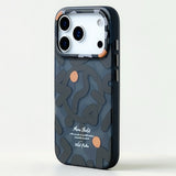 Geometric Graffiti Magnetic Hard Shockproof Phone Case for iPhone