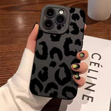 Leopard Print Lens Protection Phone Case For IPhone