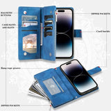 Leather Flip Card Wallet Embossing Phone Case for iphone
