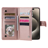 Diamond Grid Card Wallet Flip Leather Case for Samsung