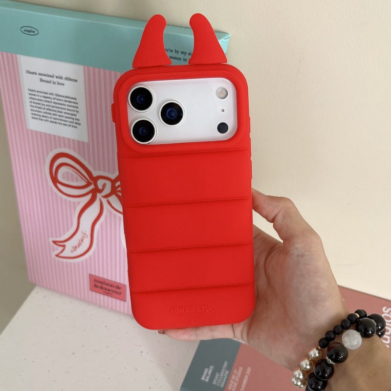 Cute Bunny, Bear, Devil Ears Phone Case for IPhone