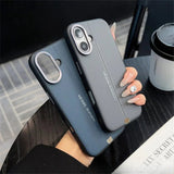 Luxury Business Leather Magnetic Case For iPhone