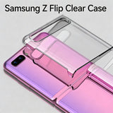 Fully Transparent Foldable Phone Case for Samsung Z Flip