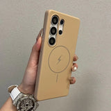 Business Lightning Pattern Magnetic Case for Samsung