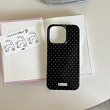 Polka Dot Small Fresh Slim Shockproof Case for iPhone