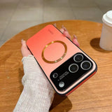 Gradient Magnetic Charging Shockproof Case for iPhone